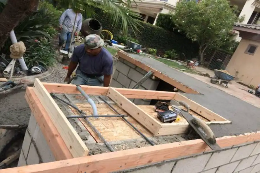 Retaining Wall Installation
